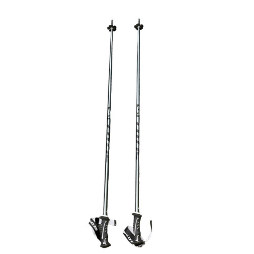 Vist Large View of Product Image Which is Used Scott S3 Mens DH Ski Pole Black 130 cm / 52 in