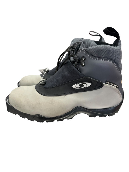 Vist Large View of Product Image Which is Used Salomon Mens SNS XC Ski Boots Navy Blue W 07-07.5 / JR 05.5-06