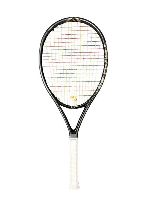 Vist Large View of Product Image Which is Used Wilson TRIAD 2.0 Adult Tennis Racquet Grey 4 5/8"