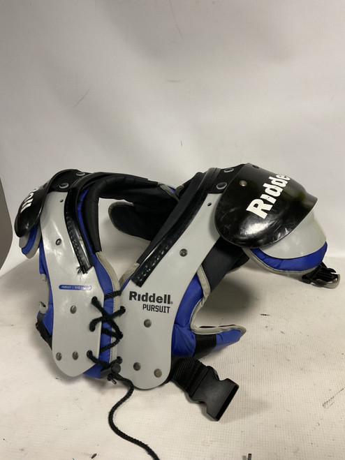 Vist Large View of Product Image Which is Used Riddell PURSUIT FB Shoulder Pads Grey LG