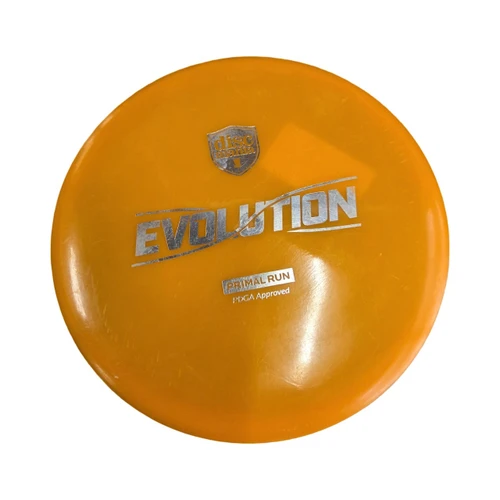 Vist Large View of Product Image Which is Used Discmania EVOLUTION PRIMAL RUN Disc Golf Mid Range Orange