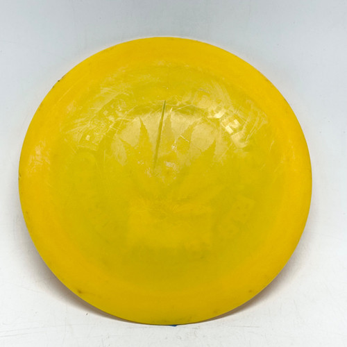 Vist Large View of Product Image Which is Used Innova DESTROYER Disc Golf Driver Yellow 176g