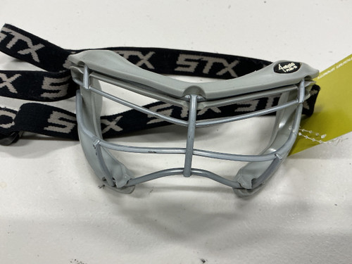 Vist Large View of Product Image Which is Used STX FOCUS-S Lacrosse Facial Protect Grey Youth