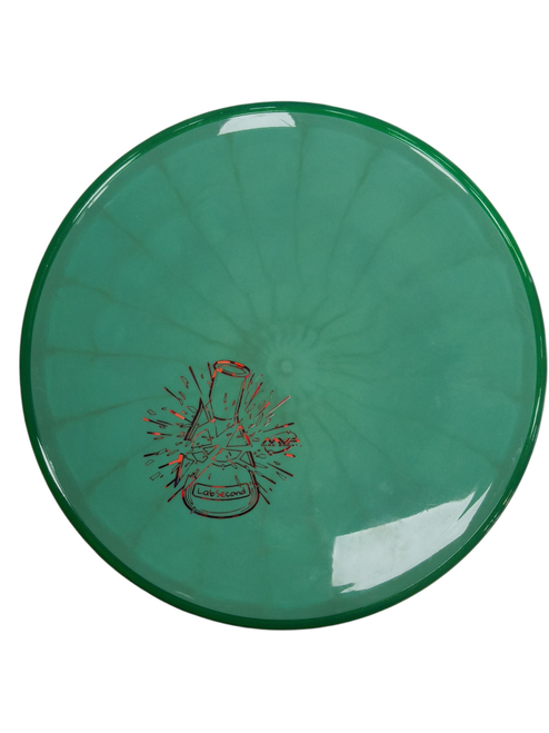 Vist Large View of Product Image Which is Used Axiom PYRO Disc Golf Mid Range Green
