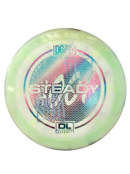 Vist Large View of Product Image Which is Used DGA STEADY DL Disc Golf Putter Green 174g