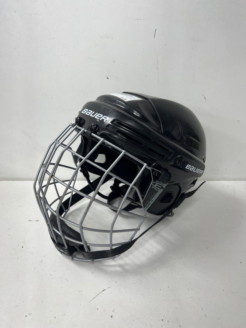 Vist Large View of Product Image Which is Used Bauer 2100 Helmet Cage Combo Black LG