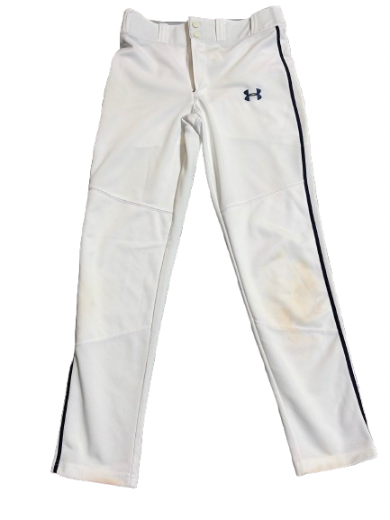 Vist Large View of Product Image Which is Used Under Armour TAPERED FIT / PIPED BB/SB Pant Boys White LG