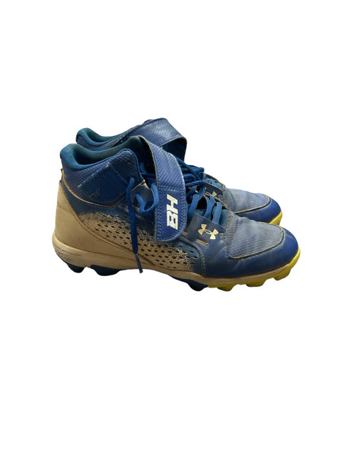 Vist Large View of Product Image Which is Used Under Armour 4034235-400 BB/SB Cleats Royal Blue Senior 6