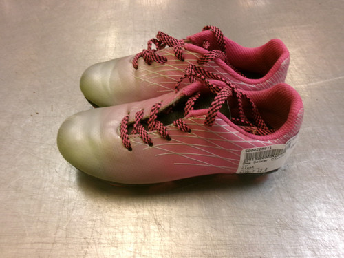 Vist Large View of Product Image Which is Used Dsg Soccer Cleats Pink Youth 11.0