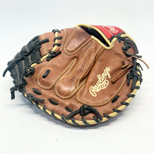 Vist Large View of Product Image Which is Used Rawlings SANDLOT SCM33S BB/SB Catchers RH Throw Brown 33"