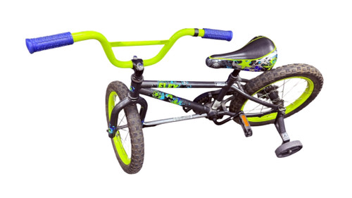 Vist Large View of Product Image Which is Used Pacific FLEX Training Wheel Bike Boys Grey 16"