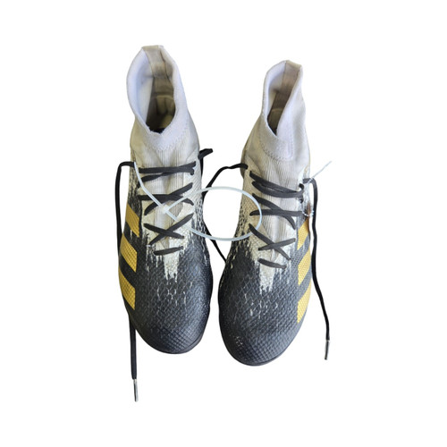 Vist Large View of Product Image Which is Used Adidas PREDATOR TURF SHOES SZ 11 Soccer Turf Shoes Black Senior 11
