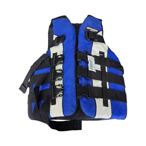 Vist Large View of Product Image Which is Used Winning Edge NYLON LIFE VEST LG/XL Adult PFD Royal Blue L/XL
