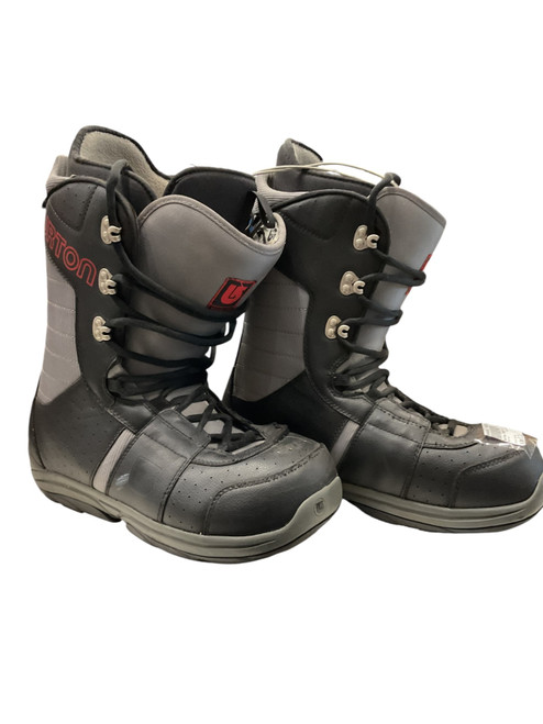 Vist Large View of Product Image Which is Used Burton TRIBUTE SZ 11 Mens Snowboard Boots Black Senior 11