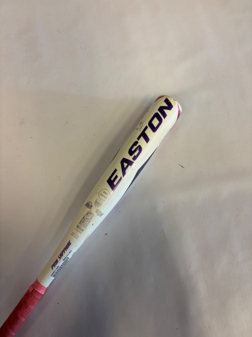 Vist Large View of Product Image Which is Used Easton PINK SAPHIRE BB/SB USSSA 2 3/4 Bat 25"