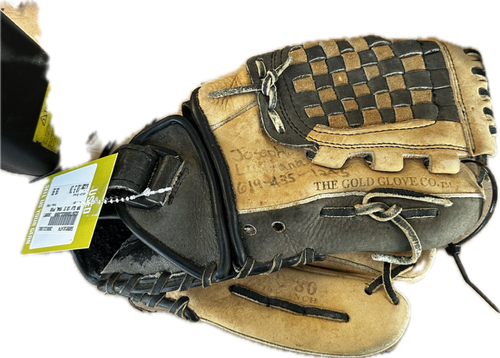 Vist Large View of Product Image Which is Used Rawlings PP80 Baseball Glove RH Throw Brown 