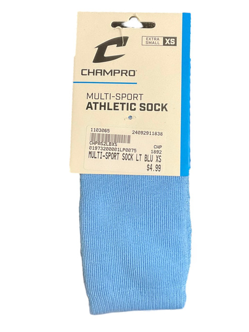 Vist Large View of Product Image Which is New MULTI-SPORT SOCK LT BLU XS