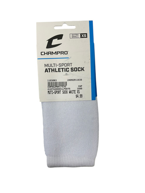 Vist Large View of Product Image Which is New MUTI-SPORT SOCK WHITE XS