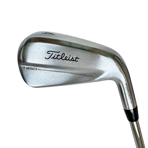Vist Large View of Product Image Which is Used Titleist T250 Men's RH 4 Iron Stiff Flex Steel Shaft