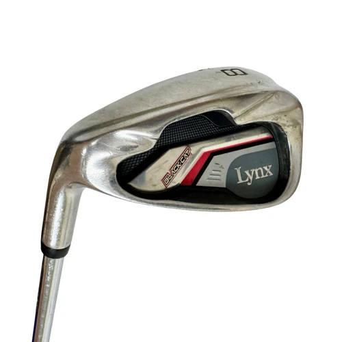 Vist Large View of Product Image Which is Used Lynx BLACK CAT Men's LH 8 Iron Steel Shaft