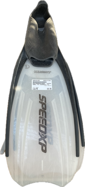 Vist Large View of Product Image Which is Used SPEEDXP Underwater Fins Black MD