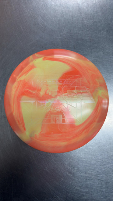 Vist Large View of Product Image Which is Used Discraft CHANDLER FRY TOUR SERIES SURGE Disc Golf Driver Orange