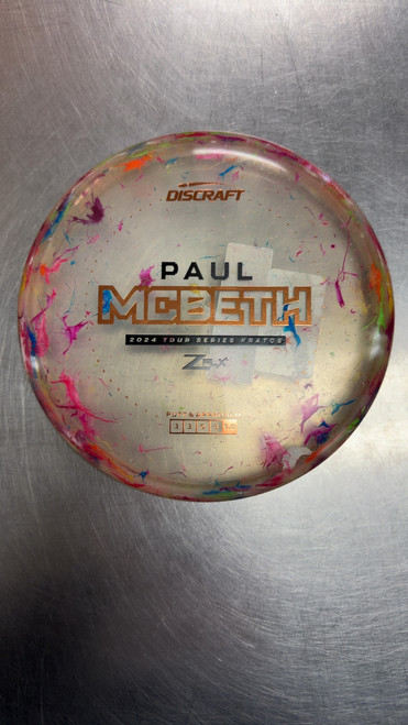 Vist Large View of Product Image Which is Used Discraft PAUL MCBETH TOUR SERIES ZFLX KRATOS Disc Golf Putter None