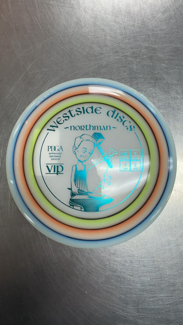 Vist Large View of Product Image Which is Used Westside VIP NORTHMAN Disc Golf Driver White