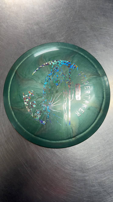 Vist Large View of Product Image Which is Used Discraft UNDERTAKER Disc Golf Driver Green