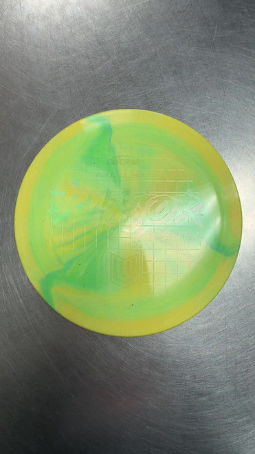 Vist Large View of Product Image Which is Used Discraft PAUL ULIBARRI TOUR SERIES RAPTOR Disc Golf Driver Green