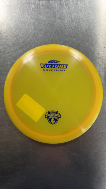 Vist Large View of Product Image Which is Used Discraft 23 DGLO ED. VULTURE Disc Golf Driver Yellow