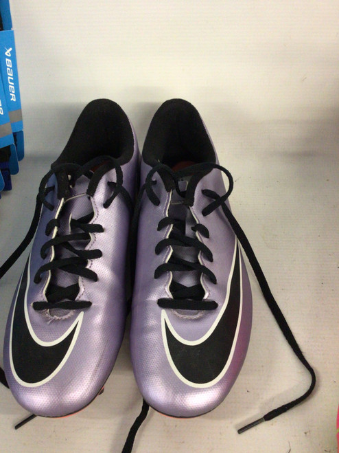 Vist Large View of Product Image Which is Used Nike Soccer Cleats Purple Senior 7.5