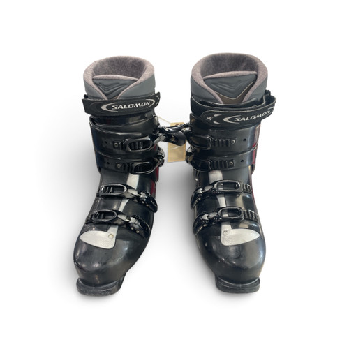 Vist Large View of Product Image Which is Used Salomon SPORT Mens DH Ski Boot Black 300 MP - M12