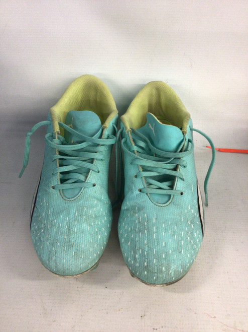 Vist Large View of Product Image Which is Used Puma Soccer Cleats Carolina Blue Senior 9