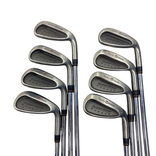 Vist Large View of Product Image Which is Used Taylormade BURNER SUPERSTEEL Mens Iron Set RH 3I-PW