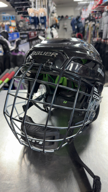 Vist Large View of Product Image Which is Used Bauer HYPERLITE Helmet Cage Combo Black SM