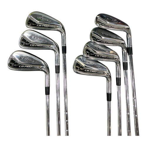 Vist Large View of Product Image Which is Used Tour Edge EXOTICS CB PRO Mens Iron Set RH 5I-GW/AW