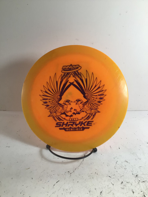 Vist Large View of Product Image Which is Used Innova STAR SHRYKE Disc Golf Driver Orange 170g