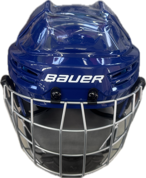 Vist Large View of Product Image Which is Bauer Youth Navy Helmet, Hockey, Helmet, Bauer