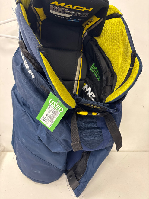 Vist Large View of Product Image Which is Used Bauer SUPREME MACH Junior Pant Navy Blue MD (new= $230)