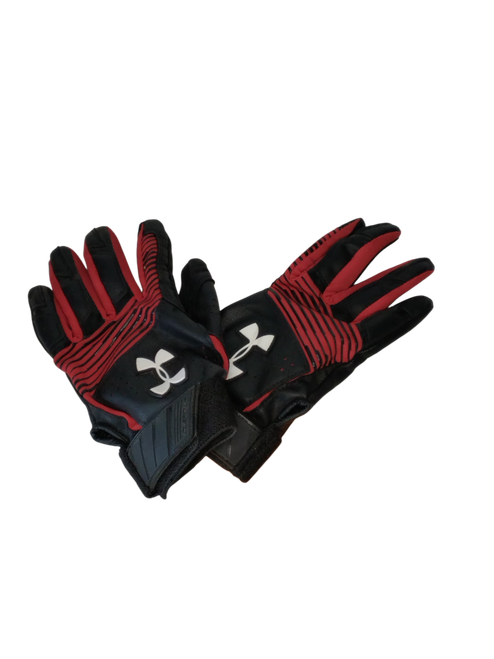 Vist Large View of Product Image Which is Used Adidas BB/SB Batting Gloves Black LG
