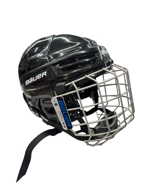 Vist Large View of Product Image Which is Used Bauer IMS 5.0 Helmet Cage Combo Black MD
