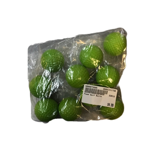 Vist Large View of Product Image Which is Used Foam Golf Balls