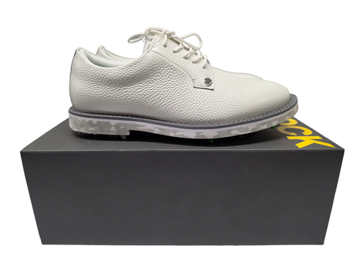 Vist Large View of Product Image Which is G/FORE GALLIVANTER G/LOCK FULL GRAIN LEATHER CAMO Mens Golf Shoes Size 8.5