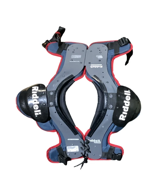 Vist Large View of Product Image Which is Used Riddell PURSUIT FB Shoulder Pads Grey XL