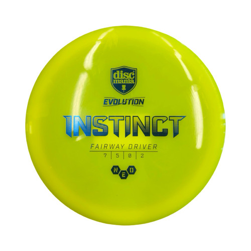 Vist Large View of Product Image Which is Used Discmania EVOLUTION INSTICT Disc Golf Driver Yellow
