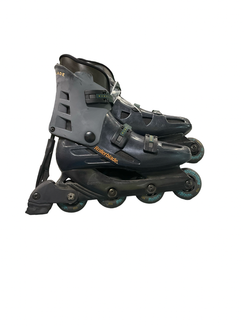 Vist Large View of Product Image Which is Used BRAVOBLADE ROLLER SKATES Senior Roller Quad Skates Black Senior 10.5