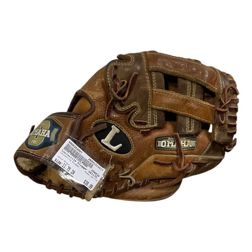 Vist Large View of Product Image Which is Used Louisville Slugger OX1175 BB/SB Glove RH Throw Brown 11 3/4"