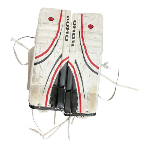Vist Large View of Product Image Which is Used Koho LEG PADS Goalie Leg Pads Senior None 37"