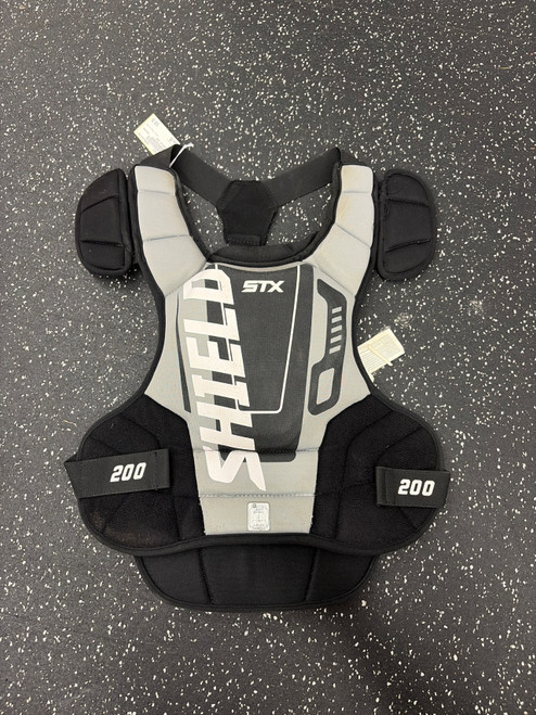 Vist Large View of Product Image Which is Used STX SHEILD 200 LAX Goalie Chest M Black MD